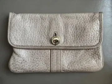 새상품급 Aniary 아니아리 가죽 클러치백 베이지