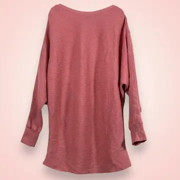 INDIVI 긴팔 니트 튜닉 모 100% 핑크 38 [ M ]