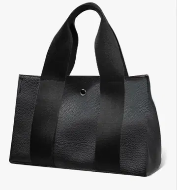 새상품 MURA 블랙 가죽 토트백