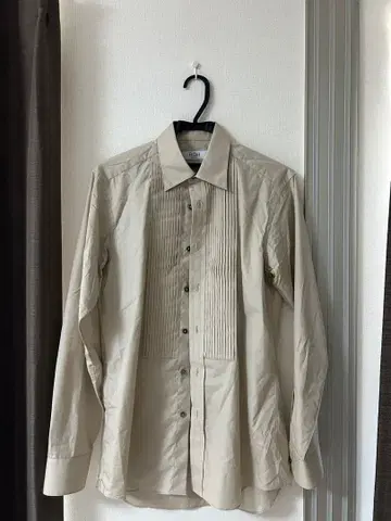 플리츠 셔츠 M 사이즈 ROH 베이지