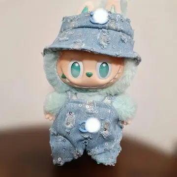 러브부 옷 갈아입기 반짝반짝 데님 로고