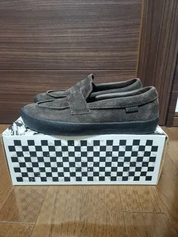 VANS 스케이트 로퍼 스웨이드 브라운 26cm