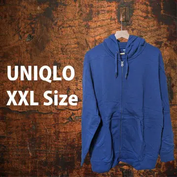 맨투맨 풀 집업 후드티 블루