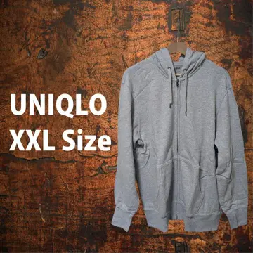 맨투맨 풀 집업 후드티 그레이