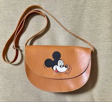 미키마우스 미니백 가죽제품 새상품급! 빈티지 제품! 레어!