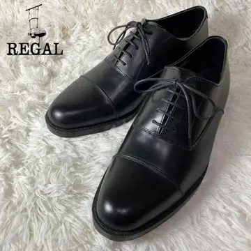 거의 미사용 REGAL 스트릿 워커 가죽 신발 스트레이트 팁 25cm