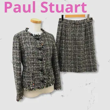 폴 스튜어트 트위드 수트 셋업 포멀 사이즈 4