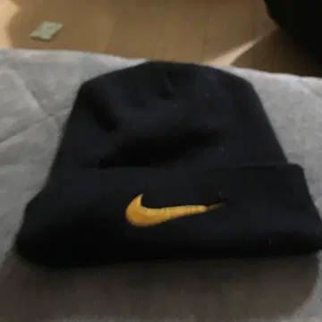 Nike 블랙 니트 모자 비니