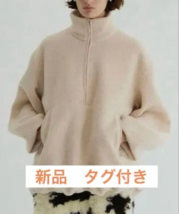 새상품 택 포함 CLANE SLIVER HALF ZIP TOPS