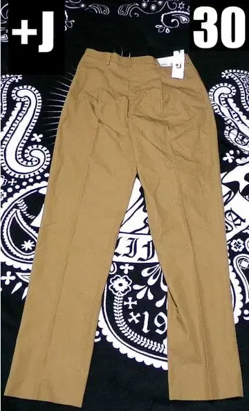 새상품 +J 턱 테이퍼드 팬츠 76 다크 브라운