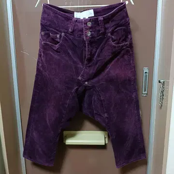 GANRYL 퍼플 코듀로이 팬츠