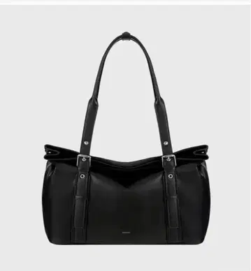 스탠드 오일 블랙 숄더백