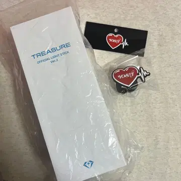 낱개 판매 검토 TREASURE 응원봉 ver.2 + 반지 YOSHI