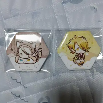 럭키독 SD 캐릭터 캔뱃지 오야스미ver 장 박시