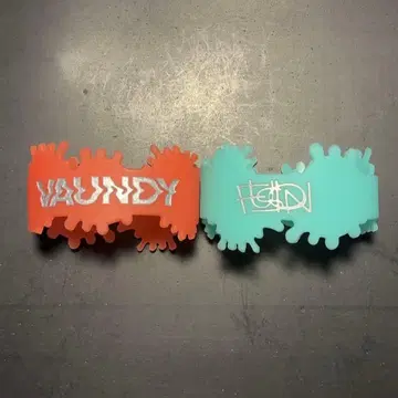 Vaundy 러버 밴드 FUSION 오렌지 민트 그린