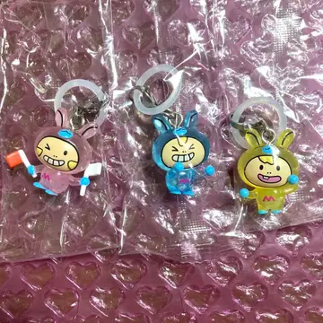 미니모니. 메지루시 액세서리 미니모짱 엘무짱 루아짱 가챠