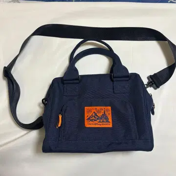 Disney 디즈니 리조트 숄더백 네이비 오렌지