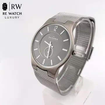 7-4830 SKAGEN 433LTTM 그레이 메쉬 손목시계