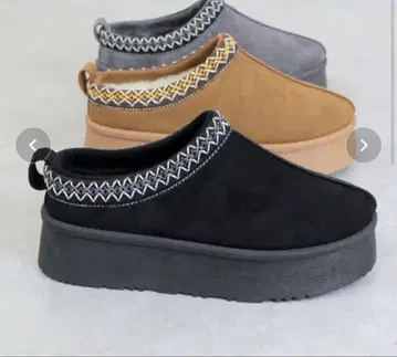 Dedes 무스탕 신발 블랙