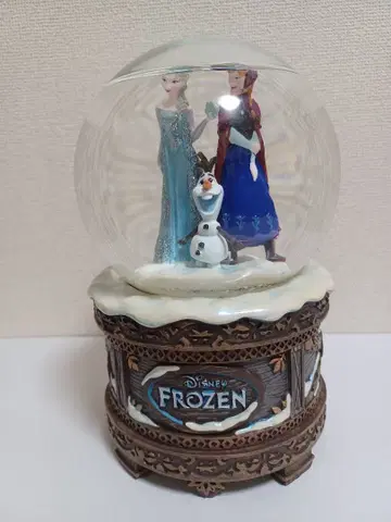 FROZEN 아나와 눈의 여왕 피규어 오르골 레트로 빈티지