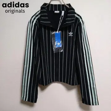 완판템 미사용 아디다스 오리지널스 핀스트라이프 데님 자켓