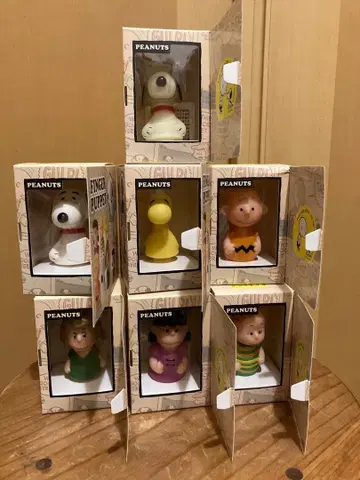 스누피 뮤지엄 손가락 인형 7개 시크릿 포함