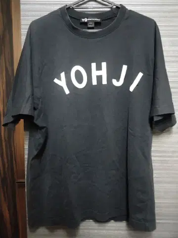 Y-3 YOHJI 티셔츠 L 블랙