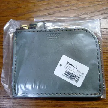 헬츠 [아이비 그레이 특별 사양] L자 지퍼 미니 지갑