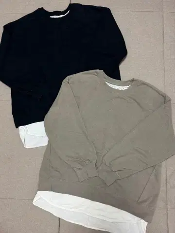 베이플로우 레이어드 스타일 트레이닝복 2세트