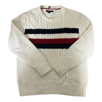 TOMMY HILFIGER 케이블 니트 스웨터 L