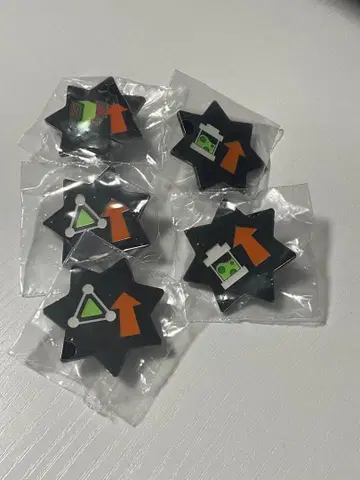 Splatoon 3 핀 배지 기어 파워 조각 5개 세트