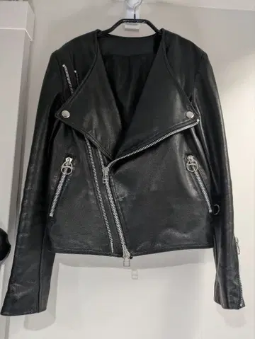 banal chic bizarre 호스 가죽 자켓 더블 라이더스