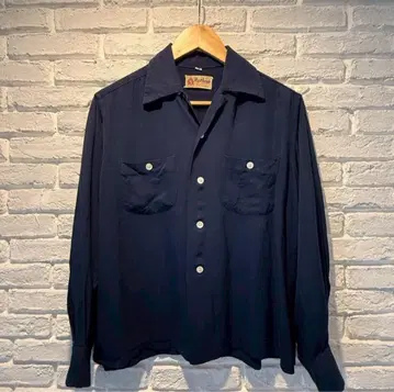 [ 50s ] 맥퍼슨 레이온 개버딘 셔츠 빈티지