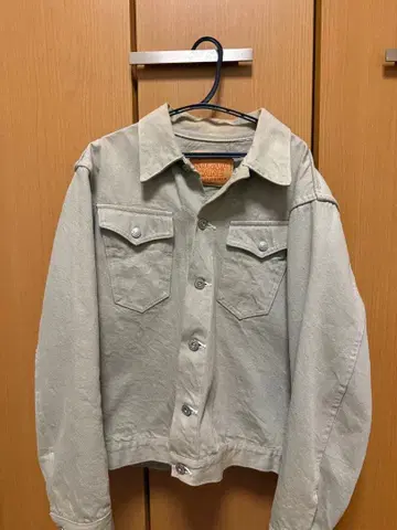 SUGAR CANE 베이지 데님 자켓