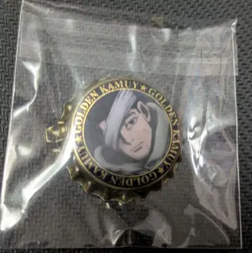 골든 카무이 삿포로 맥주 공장편 왕관 캔뱃지 A 오가타 햐쿠노스케