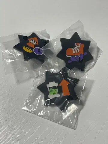 Splatoon 3 핀 배지 기어 파워 조각 3개 세트