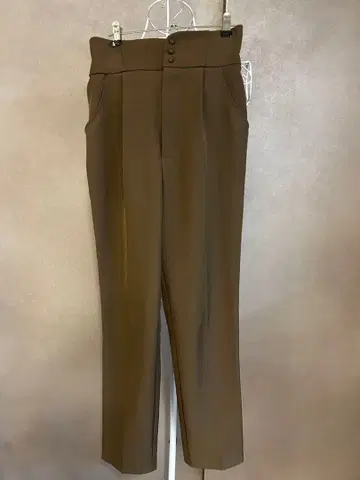 즉시 구매 OK ROYAL PARTY//하이웨스트 팬츠/브라운/S/648