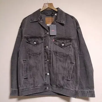 리바이스 데님 자켓 블랙