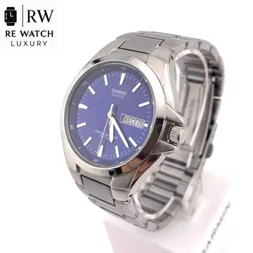 7-4762 CASIO MTP-1228DJ 쿼츠 손목시계 파랑