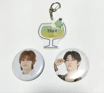 SEVENTEEN THE8 트레이딩 캔뱃지 등 세트 3개 중고