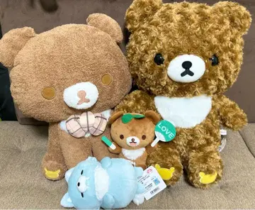 갈색곰 관련 봉제 인형 4세트