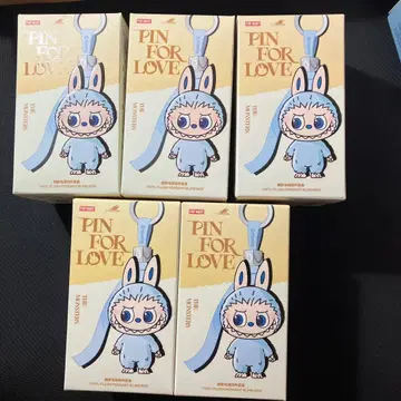 PIN FOR LOVE 키링 5개 세트 + 덤 1개