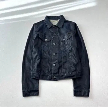 누디진스 코 코팅 데님 자켓 블랙