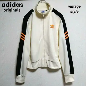 새상품급 아디다스 오리지널스 빈티지 트랙 자켓 크림