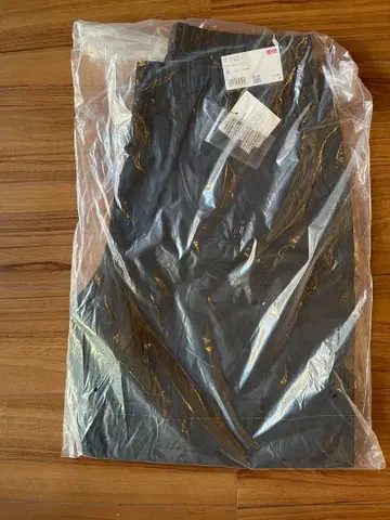 유니클로 와이드 슈트 팬츠 XL 블랙