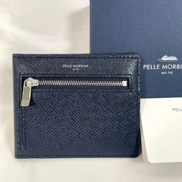 새상품급 PELLE MORBIDA 페레 모르비다 컴팩트 지갑 박스 포함