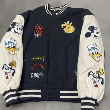 배송비 포함 Disney 100 H&M 바시티 자켓 빅 사이즈 XXL