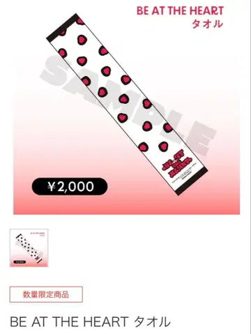 FRUITSZIPPER 타월 첫 LIVE 투어 BEAT THE HEART