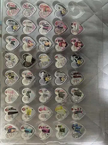 낱개 판매, 케이스 없음 가능 프리티 리듬 스톤 세트 136개입