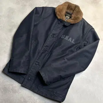 새상품급 ALPHA INDUSTRIES N-1 덱 자켓 S